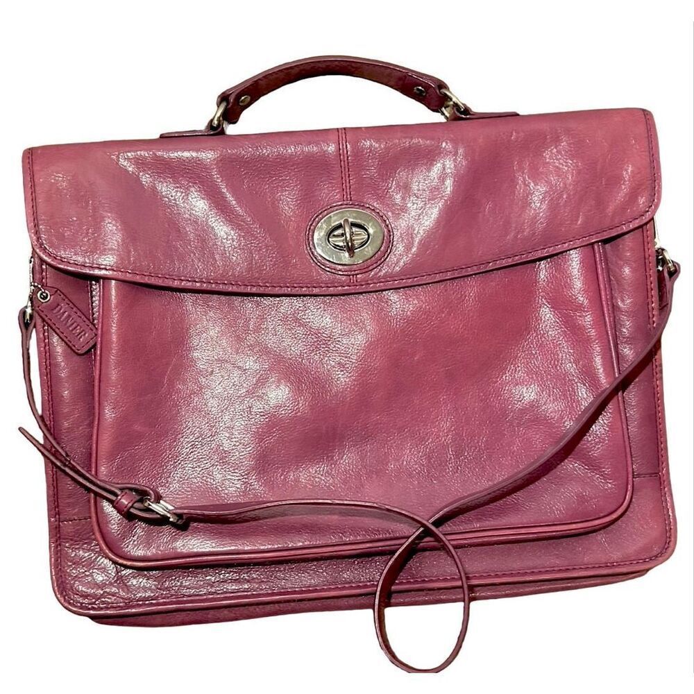 Danier Vintage Leather Laptop Case
